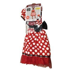 Disney/Walmart Minnie Mouse Dress Costume Size Small (6/6X) New with Tags NWT